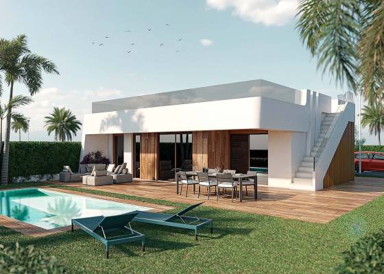 Villa - New Build - Alhama De Murcia - ALHAMANATURE-ATENEA-1LEVEL-2D