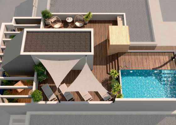 New Build - Пентхаус - Torrevieja